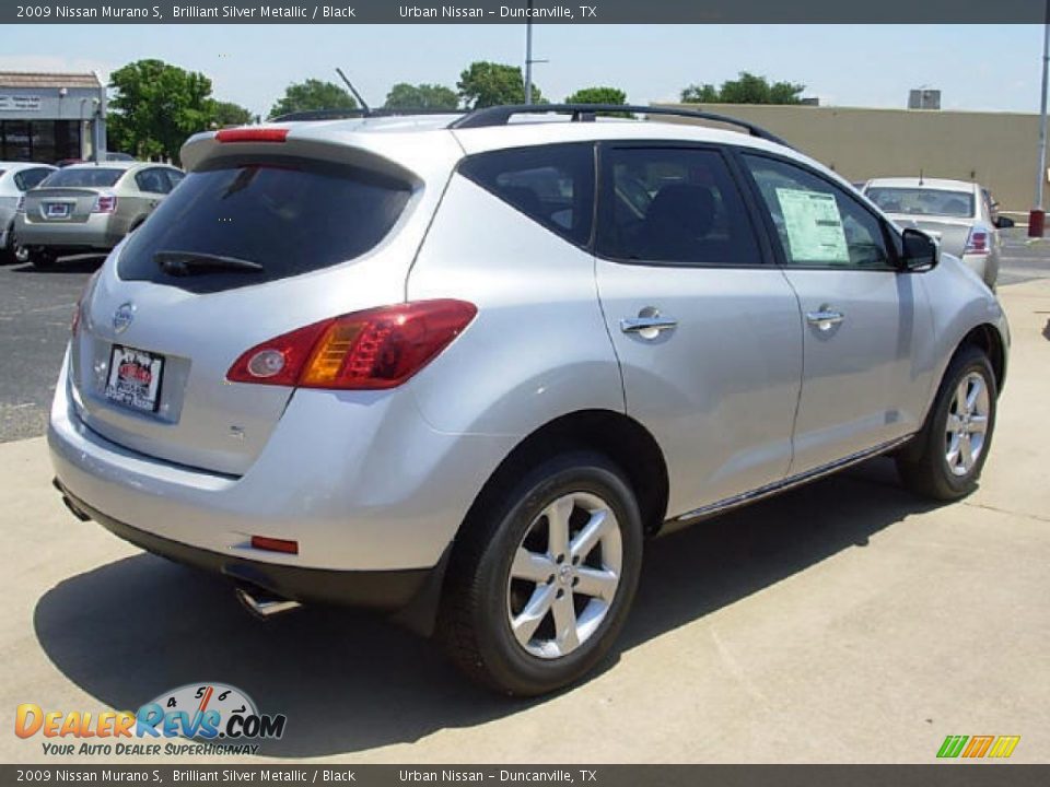 2009 Nissan Murano S Brilliant Silver Metallic / Black Photo #3