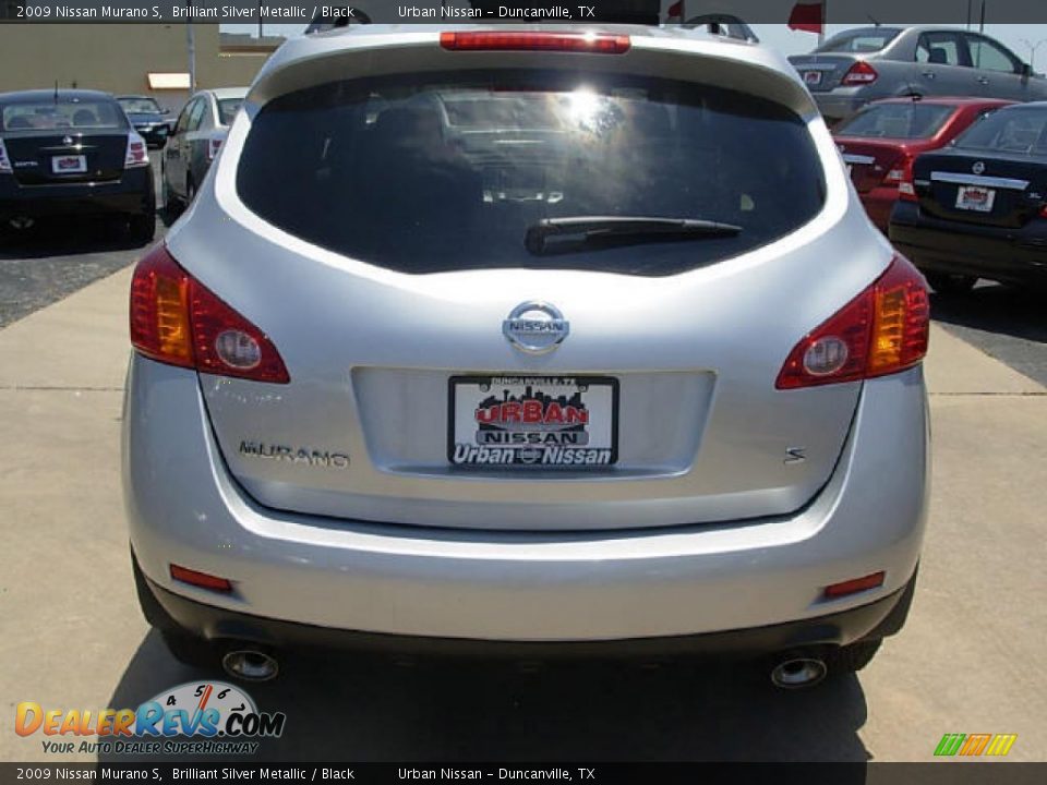 2009 Nissan Murano S Brilliant Silver Metallic / Black Photo #4
