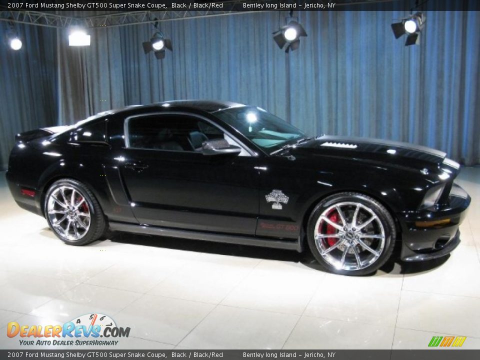 Black 2007 Ford Mustang Shelby GT500 Super Snake Coupe Photo #3