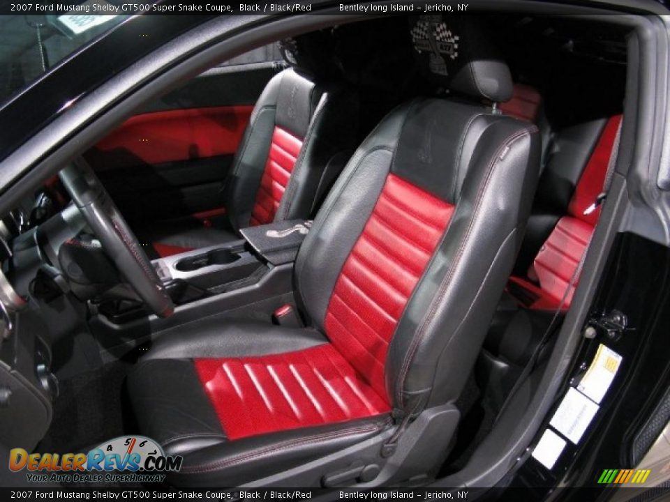 Front Seat of 2007 Ford Mustang Shelby GT500 Super Snake Coupe Photo #5