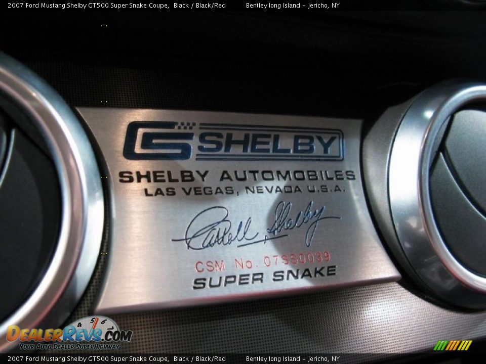 2007 Ford Mustang Shelby GT500 Super Snake Coupe Logo Photo #10
