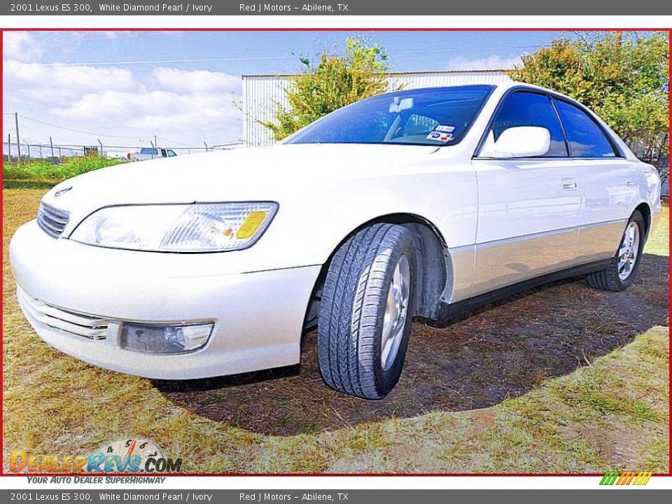 2001 Lexus ES 300 White Diamond Pearl / Ivory Photo #1