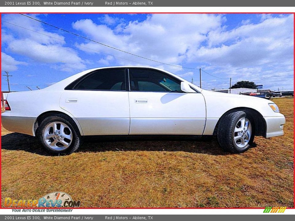 2001 Lexus ES 300 White Diamond Pearl / Ivory Photo #7
