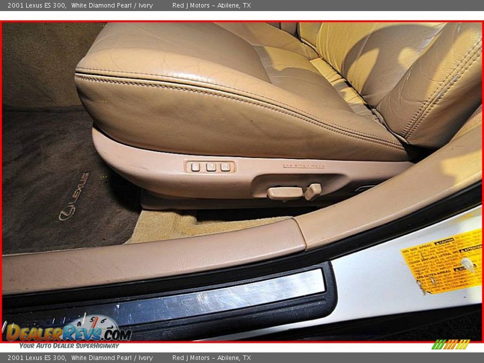 2001 Lexus ES 300 White Diamond Pearl / Ivory Photo #12