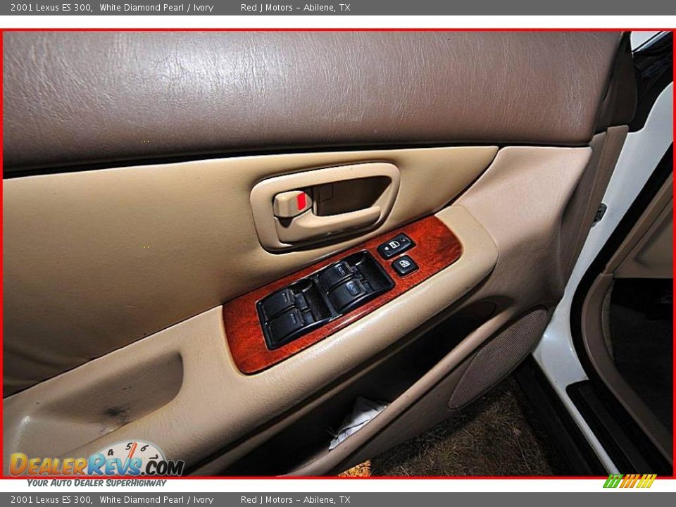 2001 Lexus ES 300 White Diamond Pearl / Ivory Photo #13