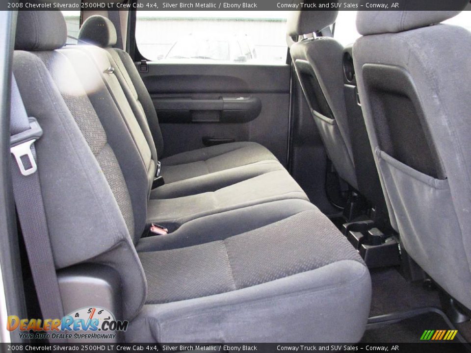 2008 Chevrolet Silverado 2500HD LT Crew Cab 4x4 Silver Birch Metallic / Ebony Black Photo #16