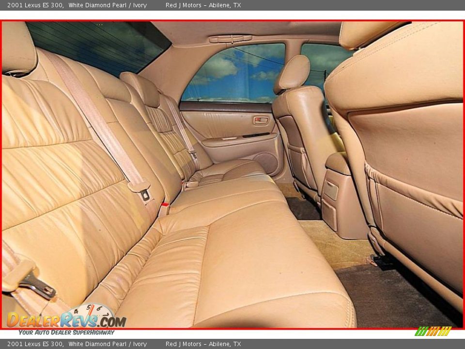 2001 Lexus ES 300 White Diamond Pearl / Ivory Photo #17