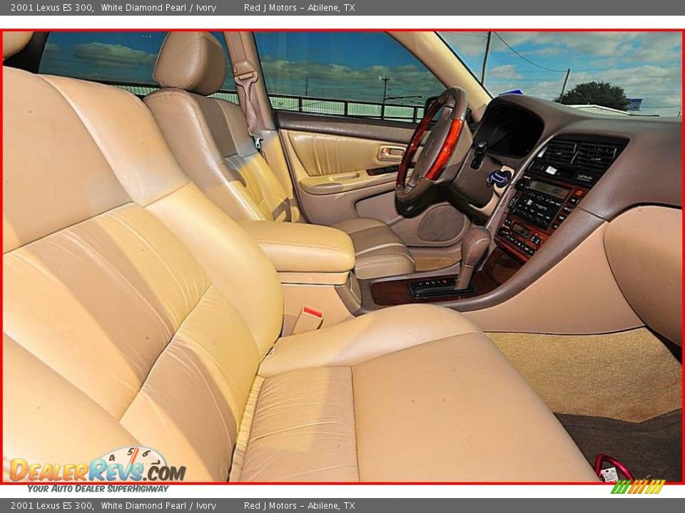 2001 Lexus ES 300 White Diamond Pearl / Ivory Photo #18
