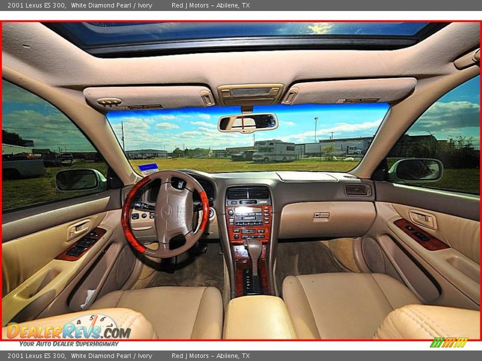 2001 Lexus ES 300 White Diamond Pearl / Ivory Photo #22