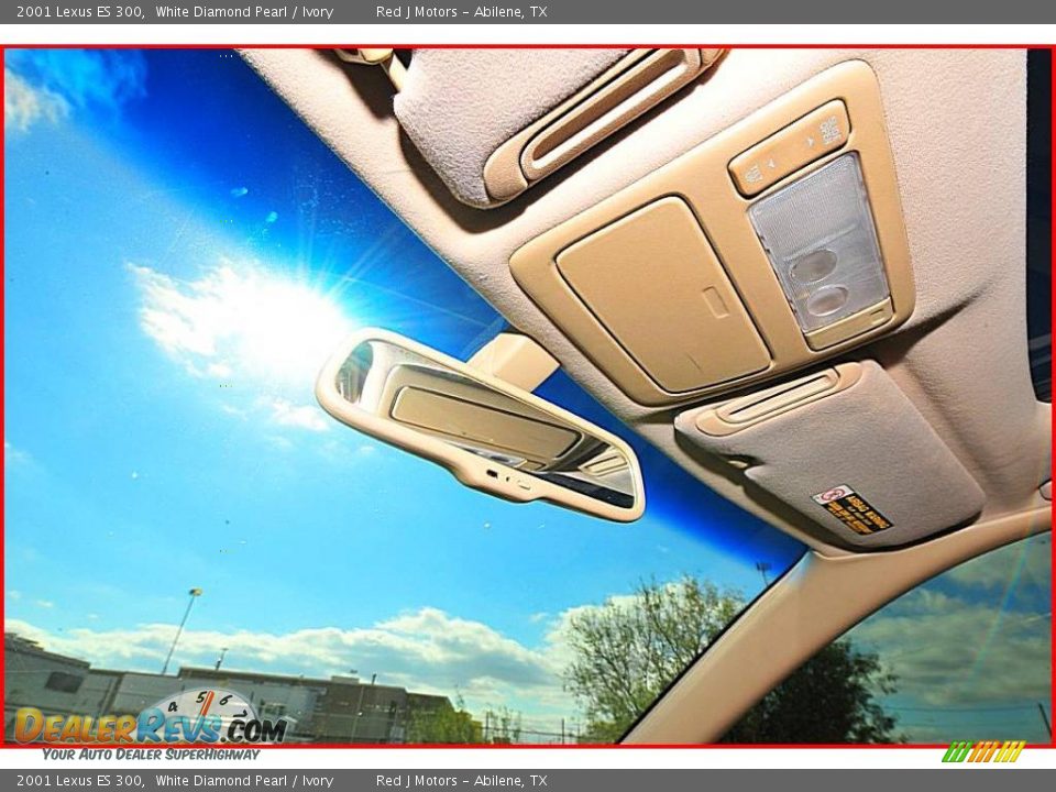 2001 Lexus ES 300 White Diamond Pearl / Ivory Photo #26