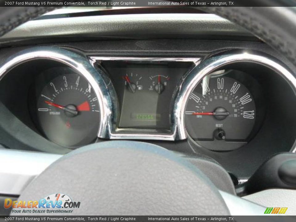 2007 Ford Mustang V6 Premium Convertible Torch Red / Light Graphite Photo #19