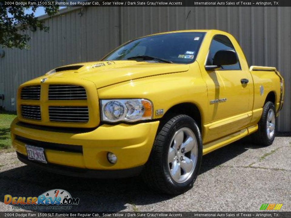2004 Dodge Ram 1500 SLT Rumble Bee Regular Cab Solar Yellow / Dark Slate Gray/Yellow Accents Photo #1