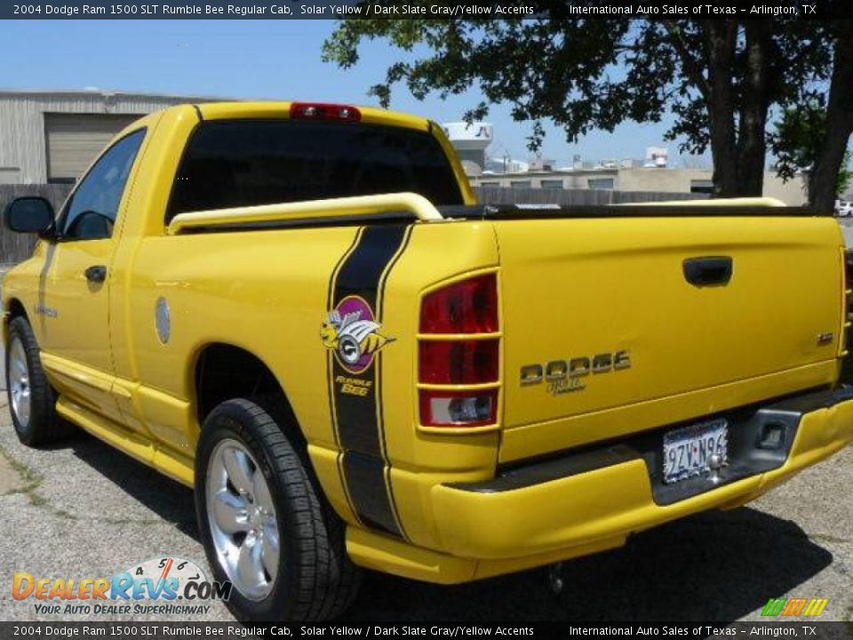 2004 Dodge Ram 1500 SLT Rumble Bee Regular Cab Solar Yellow / Dark Slate Gray/Yellow Accents Photo #4