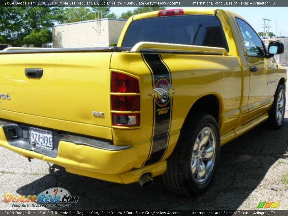 2004 Dodge Ram 1500 SLT Rumble Bee Regular Cab Solar Yellow / Dark Slate Gray/Yellow Accents Photo #6