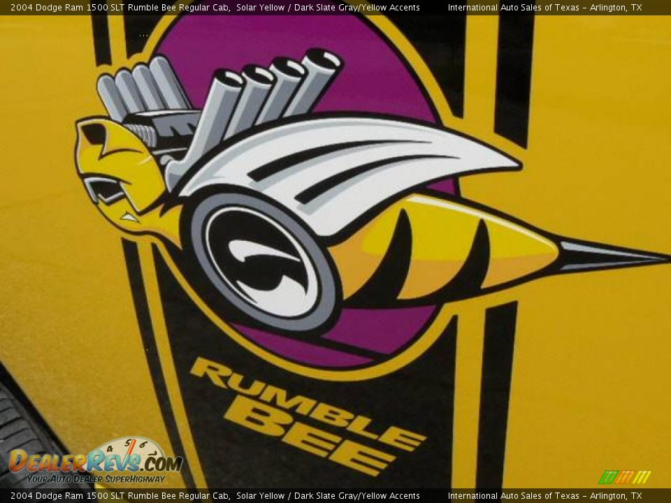 2004 Dodge Ram 1500 SLT Rumble Bee Regular Cab Solar Yellow / Dark Slate Gray/Yellow Accents Photo #8