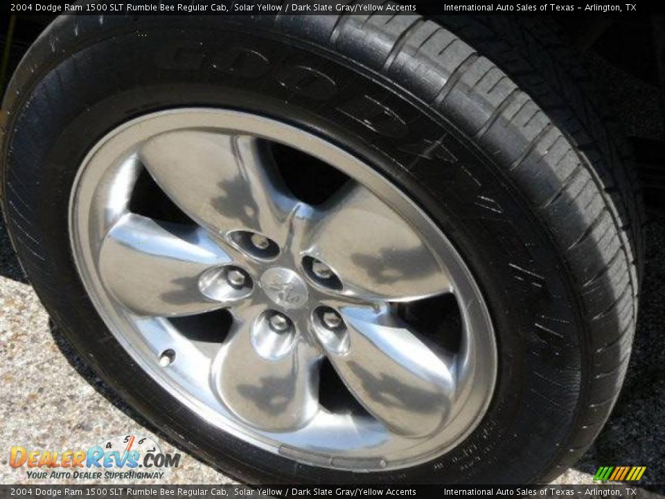 2004 Dodge Ram 1500 SLT Rumble Bee Regular Cab Solar Yellow / Dark Slate Gray/Yellow Accents Photo #9
