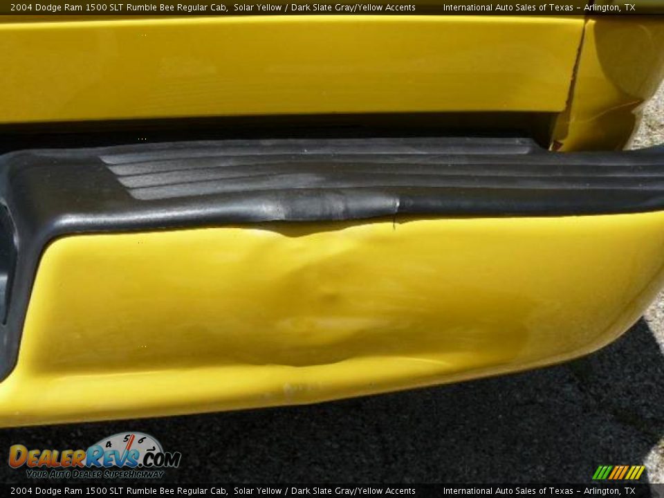 2004 Dodge Ram 1500 SLT Rumble Bee Regular Cab Solar Yellow / Dark Slate Gray/Yellow Accents Photo #10