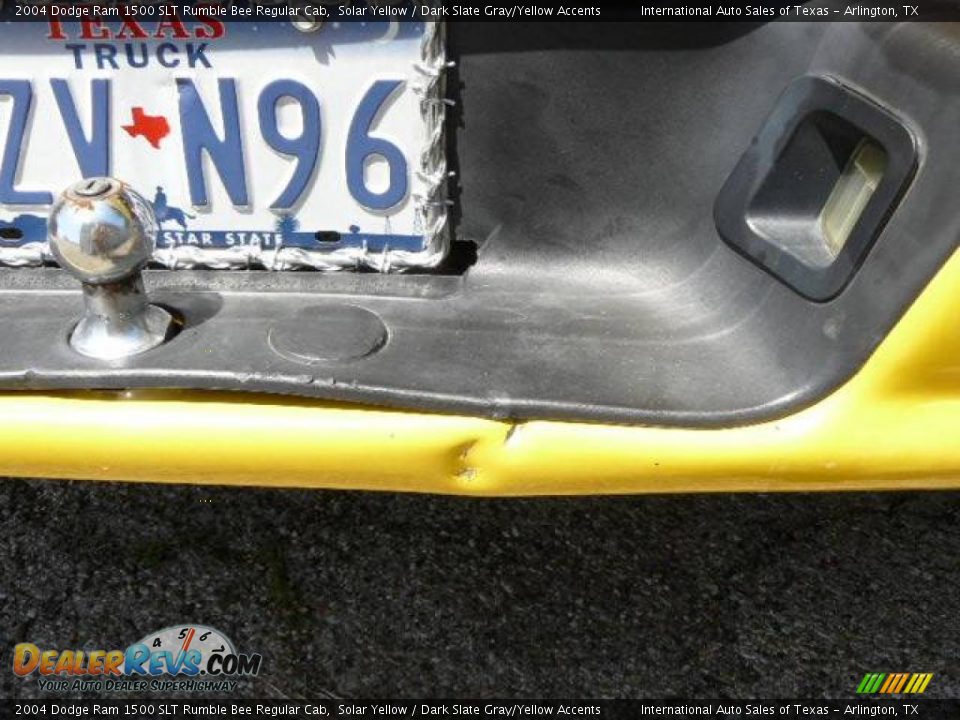 2004 Dodge Ram 1500 SLT Rumble Bee Regular Cab Solar Yellow / Dark Slate Gray/Yellow Accents Photo #11