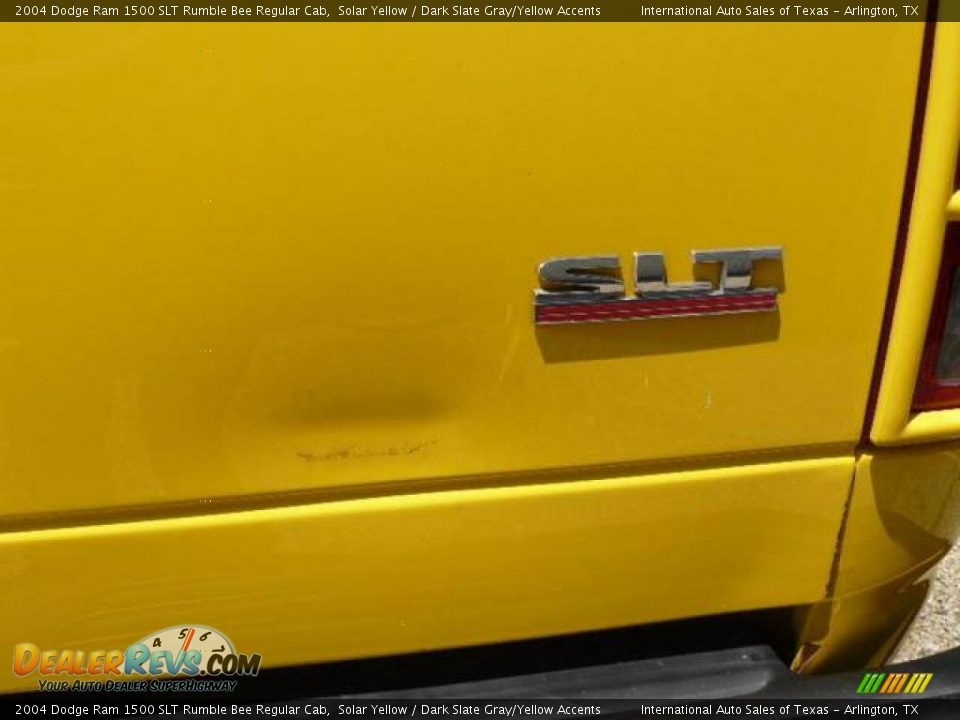 2004 Dodge Ram 1500 SLT Rumble Bee Regular Cab Solar Yellow / Dark Slate Gray/Yellow Accents Photo #12