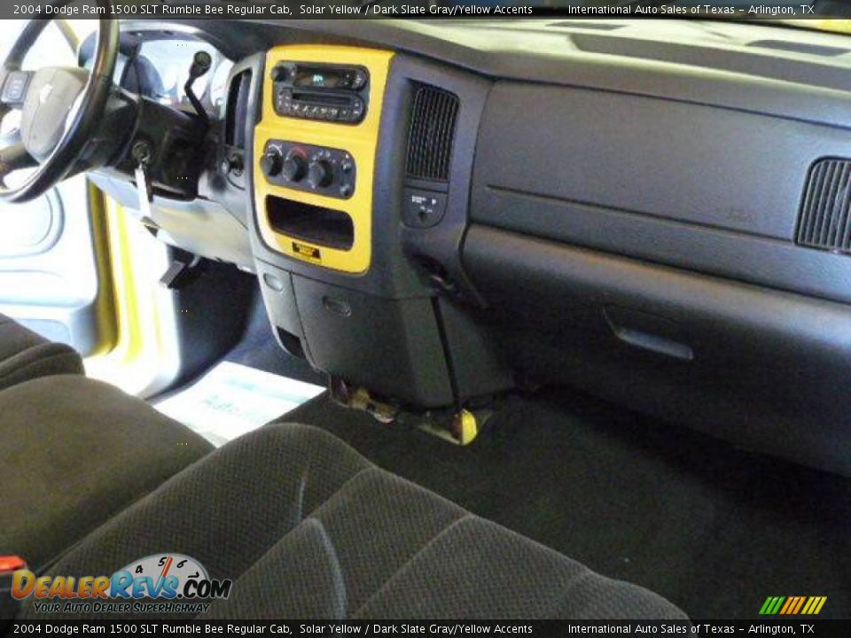 2004 Dodge Ram 1500 SLT Rumble Bee Regular Cab Solar Yellow / Dark Slate Gray/Yellow Accents Photo #20
