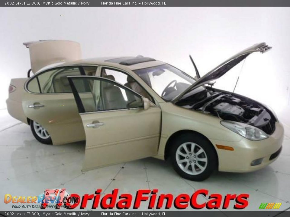 2002 Lexus ES 300 Mystic Gold Metallic / Ivory Photo #7