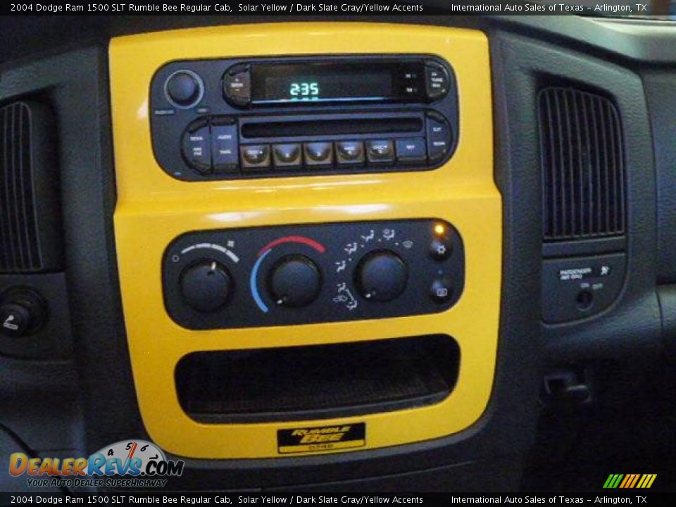 2004 Dodge Ram 1500 SLT Rumble Bee Regular Cab Solar Yellow / Dark Slate Gray/Yellow Accents Photo #27