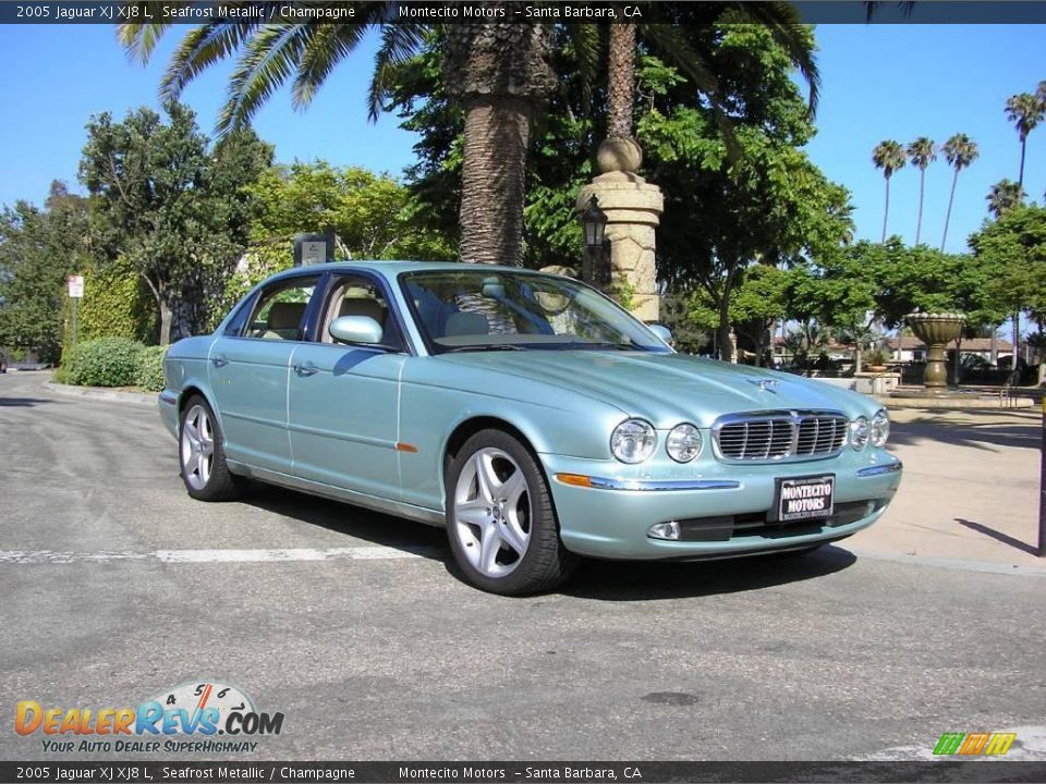 2005 Jaguar XJ XJ8 L Seafrost Metallic / Champagne Photo #1
