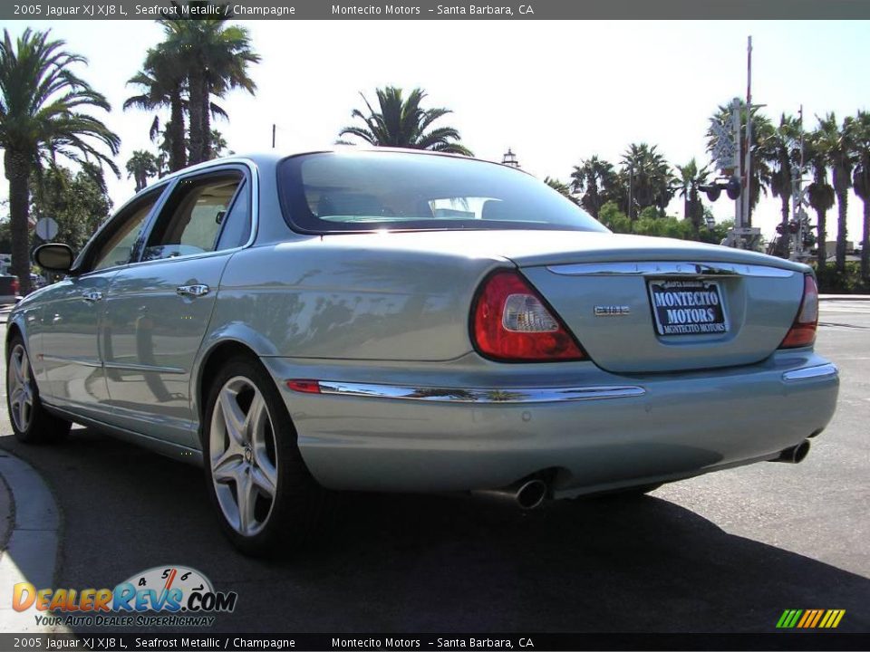 2005 Jaguar XJ XJ8 L Seafrost Metallic / Champagne Photo #7