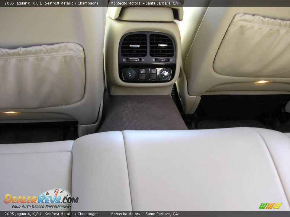 2005 Jaguar XJ XJ8 L Seafrost Metallic / Champagne Photo #16