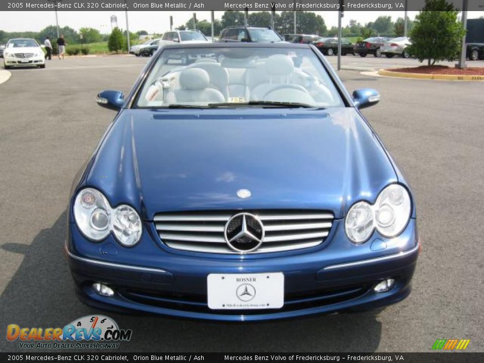 2005 Mercedes-Benz CLK 320 Cabriolet Orion Blue Metallic / Ash Photo #7