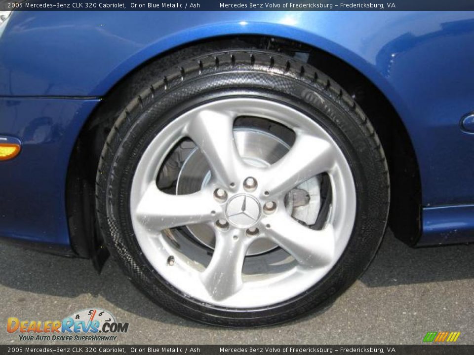 2005 Mercedes-Benz CLK 320 Cabriolet Orion Blue Metallic / Ash Photo #8