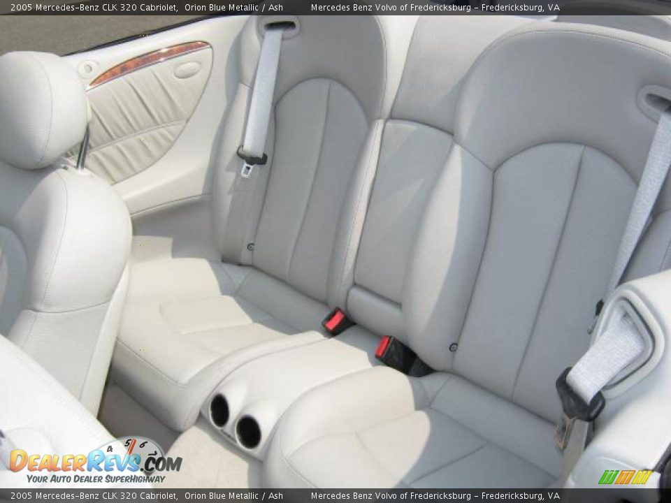 2005 Mercedes-Benz CLK 320 Cabriolet Orion Blue Metallic / Ash Photo #11