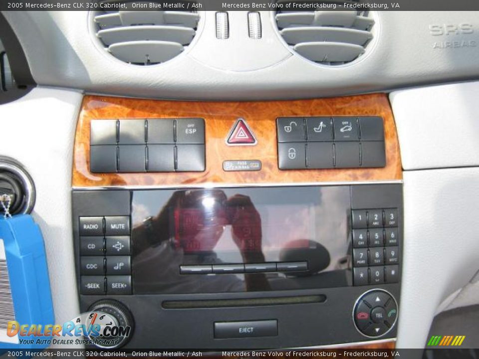 2005 Mercedes-Benz CLK 320 Cabriolet Orion Blue Metallic / Ash Photo #13
