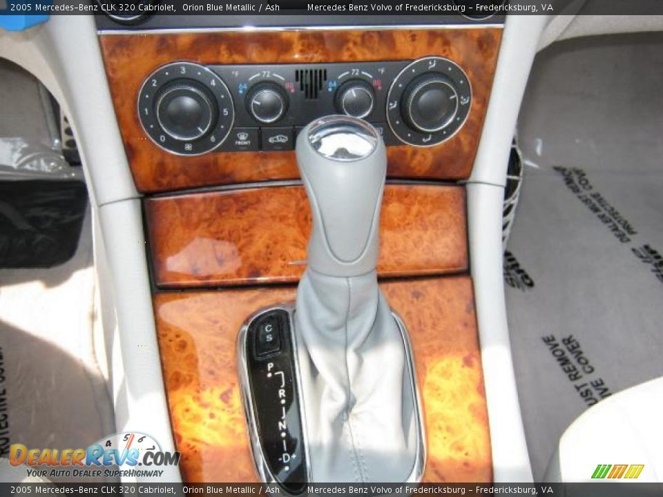 2005 Mercedes-Benz CLK 320 Cabriolet Orion Blue Metallic / Ash Photo #14