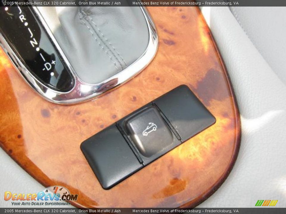 2005 Mercedes-Benz CLK 320 Cabriolet Orion Blue Metallic / Ash Photo #15