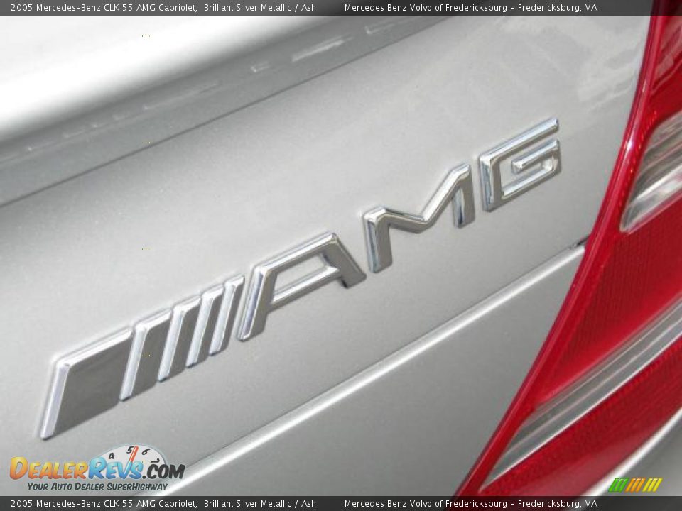 2005 Mercedes-Benz CLK 55 AMG Cabriolet Brilliant Silver Metallic / Ash Photo #5