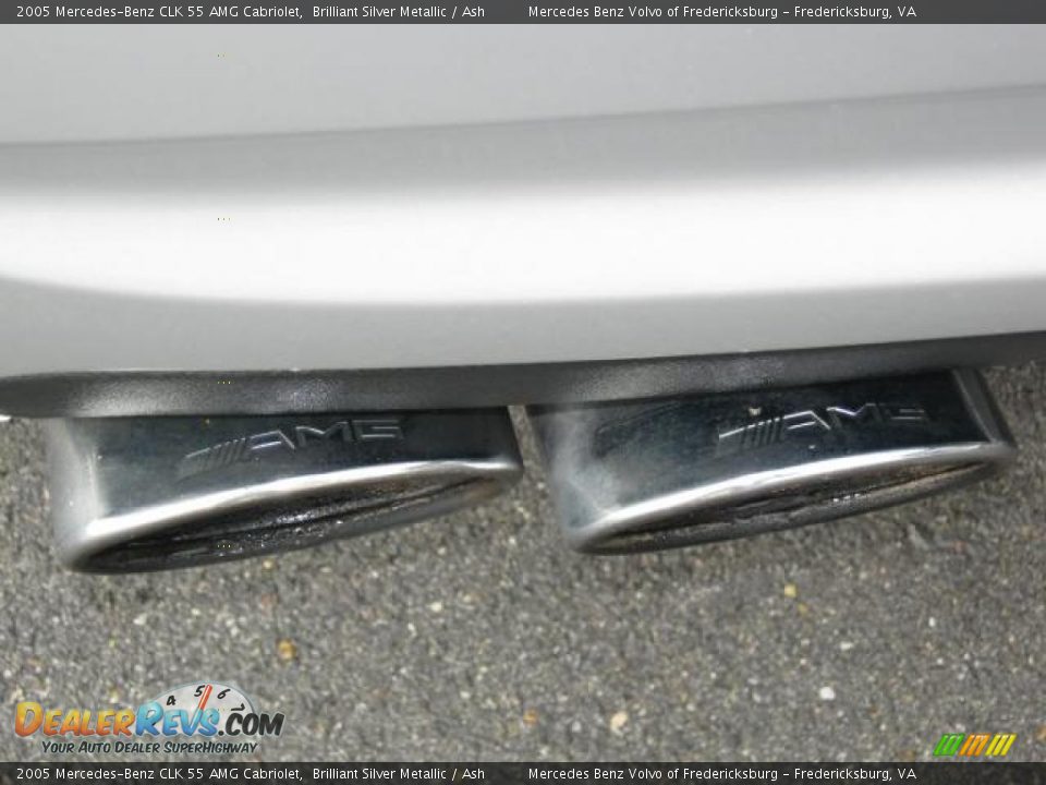 2005 Mercedes-Benz CLK 55 AMG Cabriolet Brilliant Silver Metallic / Ash Photo #6
