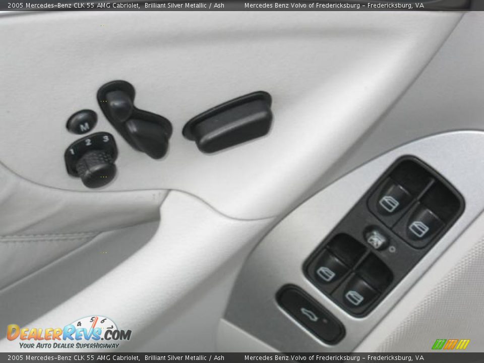 2005 Mercedes-Benz CLK 55 AMG Cabriolet Brilliant Silver Metallic / Ash Photo #13
