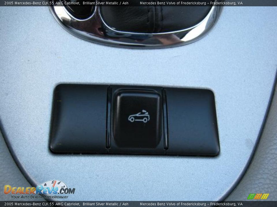 2005 Mercedes-Benz CLK 55 AMG Cabriolet Brilliant Silver Metallic / Ash Photo #19