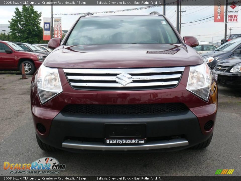 2008 Suzuki XL7 Luxury Cranberry Red Metallic / Beige Photo #2