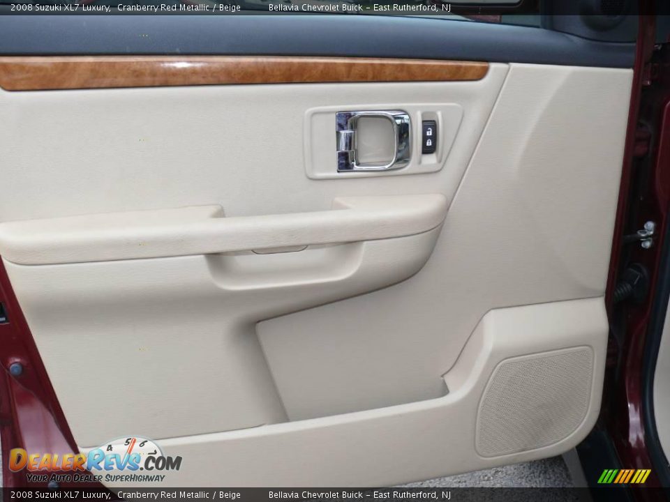 2008 Suzuki XL7 Luxury Cranberry Red Metallic / Beige Photo #6