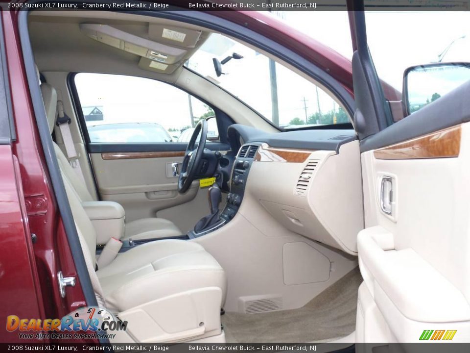 2008 Suzuki XL7 Luxury Cranberry Red Metallic / Beige Photo #8