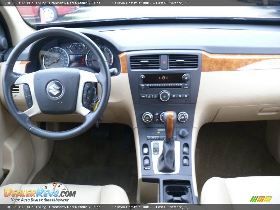 2008 Suzuki XL7 Luxury Cranberry Red Metallic / Beige Photo #9