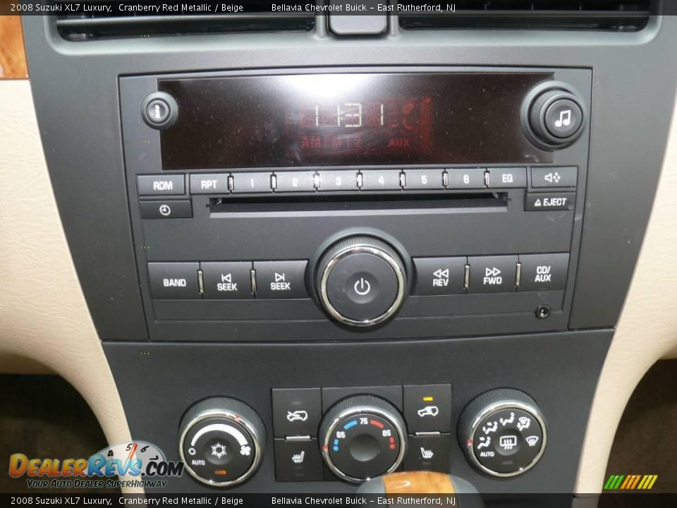 2008 Suzuki XL7 Luxury Cranberry Red Metallic / Beige Photo #10