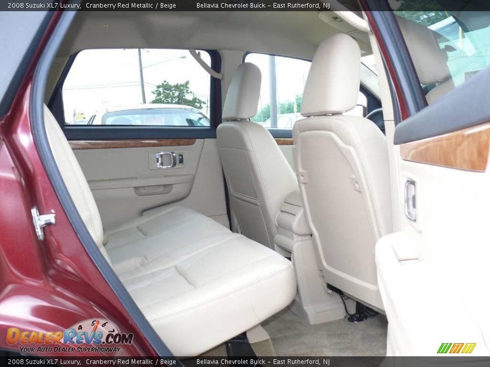 2008 Suzuki XL7 Luxury Cranberry Red Metallic / Beige Photo #12