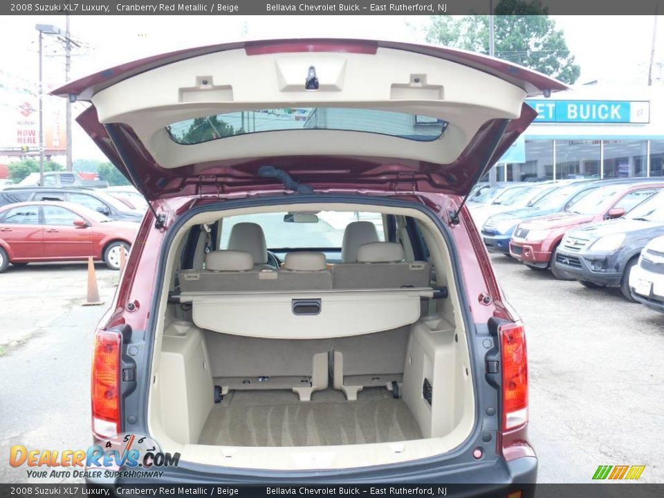 2008 Suzuki XL7 Luxury Cranberry Red Metallic / Beige Photo #13