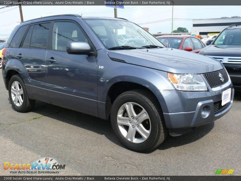 2008 Suzuki Grand Vitara Luxury Azure Grey Metallic / Black Photo #3