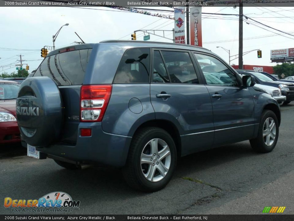 2008 Suzuki Grand Vitara Luxury Azure Grey Metallic / Black Photo #4