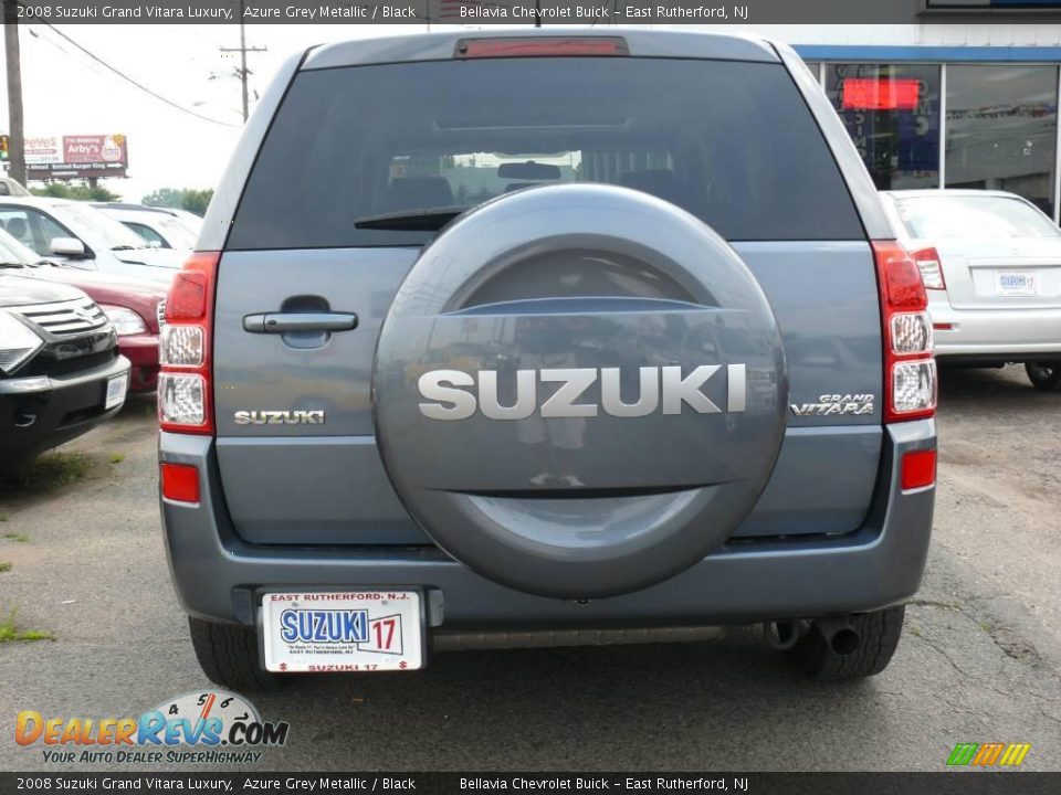 2008 Suzuki Grand Vitara Luxury Azure Grey Metallic / Black Photo #5