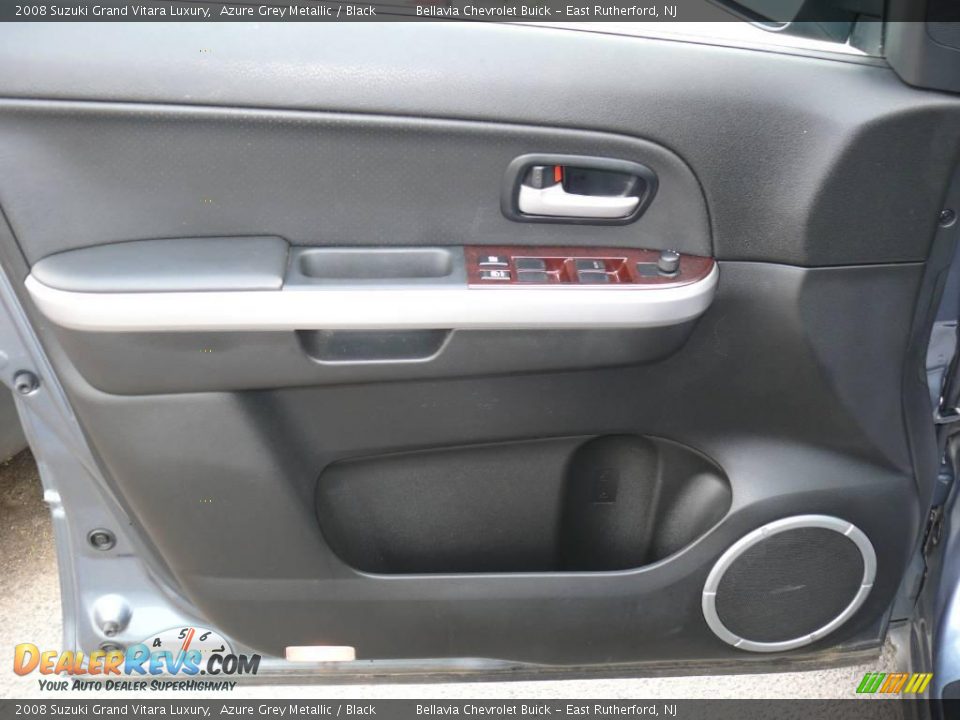 2008 Suzuki Grand Vitara Luxury Azure Grey Metallic / Black Photo #6